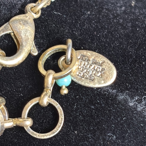 Nine West Gold and Blue Multi-Strand Necklace - Picture 5 of 7